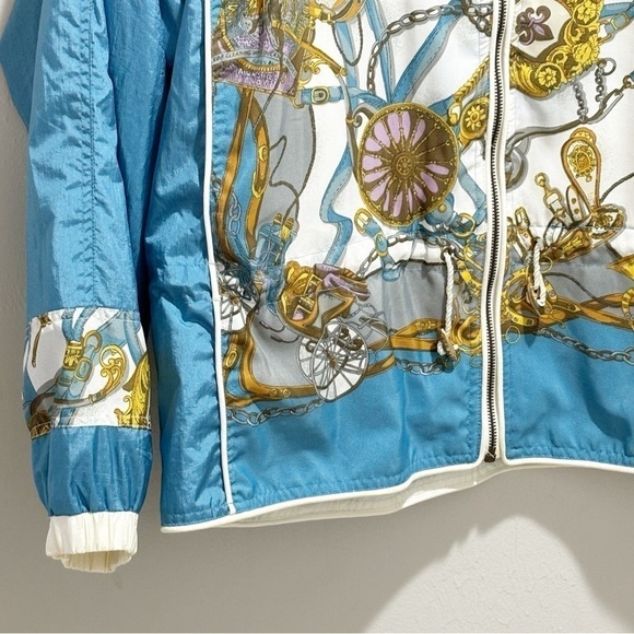 Vintage EAST WEST Women’s 1980s Equestrian Theme Horse Bit Jacket Zip Up Size L - Picture 7 of 10